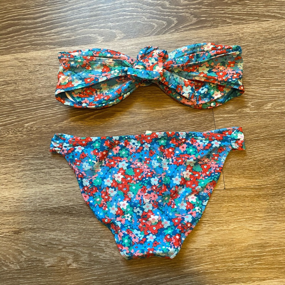 💋2 for $20!💋 BEAUTIFUL Blue Floral Aerie Bikini